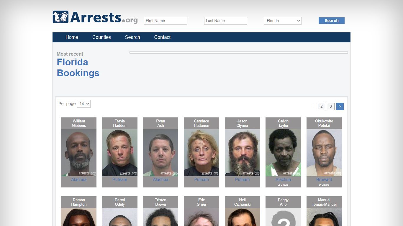 Search Florida Florida Jail Arrest Records